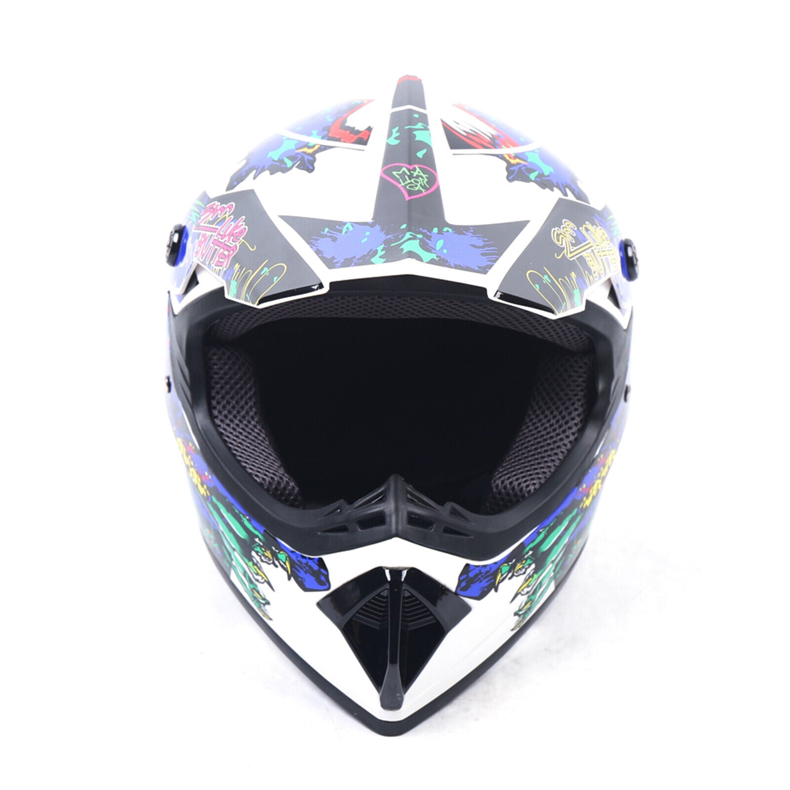 DENEST Adult Helmet +Gloves +Goggles for Dirt Bike DOT Motorcycle Motocross MX ATV
