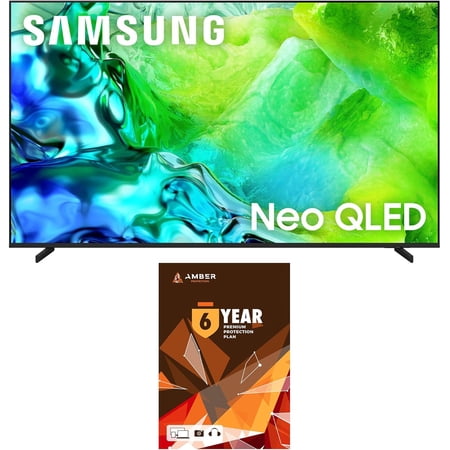 Samsung QN75QN80HAFXZA 75 Inch Neo QLED 4K TV with 6 Year Amber Protection Plan (2026)