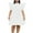 White, variant on Kaemgyyd Summer Dresses for Women Casual Ruffle Short Sleeve Midi Dress Loose Solid Color Tiered A-Line Party Clubwear