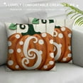 thumbnail image 3 of JEUXUS  Fall Pillow Covers Polka Dots Pumpkin Throw Pillow Covers for Fall Thanksgiving Decorations Fall Party Pillows Decorative Pillow Covers for Couch Sofa, 3 of 5