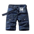 thumbnail image 1 of DPTALR Men's Plus Size Cargo Shorts Multi-Pockets Relaxed Summer Beach Shorts Pants, 1 of 3