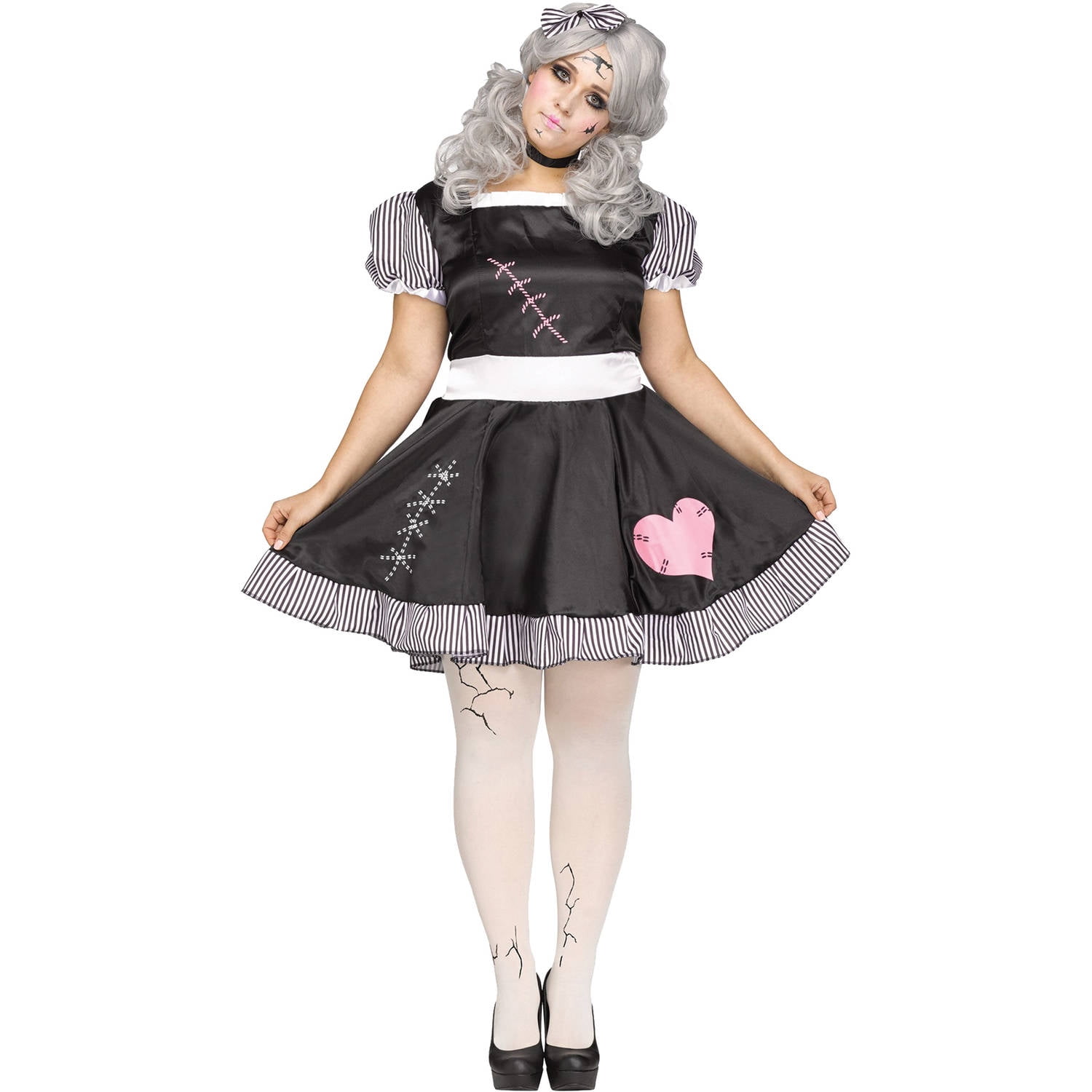 Broken Doll Halloween Costume for Adult, Women's Plus Size - Walmart.com