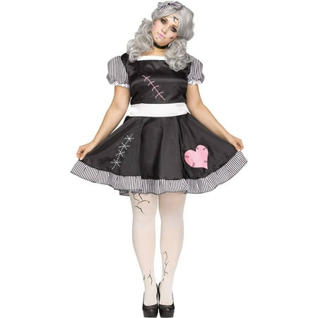 Broken Doll Women's Plus Size Halloween Costume