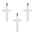 thumbnail image 1 of 3pcs Simple Croix Pendentifs Décoratifs Collier Croix Pendentifs Accessoires, 1 of 8