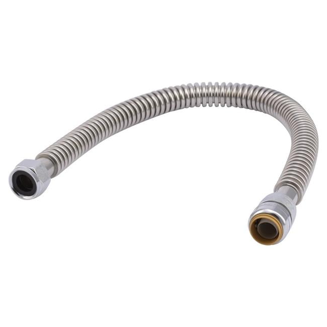 0.75 in. FIP x 24 in. Corrugated Stainless Steel Water Heater Hose