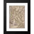 thumbnail image 2 of Valentin Lefebvre 11x14 Black Modern Framed Museum Art Print Titled - David Chooses Three Days of Pestilence (17th Century), 2 of 5