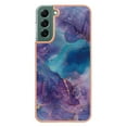 thumbnail image 3 of Nalacover for Samsung Galaxy S23 Marble Pattern Slim Case Compatible with MagSafe Wireless Charging, Soft Silicone/TPU Shockproof Non-Yellowing Lightweight Protective Cover, Purple, 3 of 8