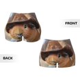 thumbnail image 5 of Picia Cowboy Hat Guinea Pig Printed Workout Shorts for Women Seamless Scrunch Butt Lifting High Waisted Yoga Gym Booty Running Moisture-wicking Short Pants-X-Large, 5 of 9