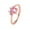 Golden, variant on Ring Cats Paw Design Adjustable Alloy Women Round Opening Ring for Party