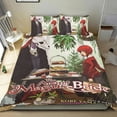 thumbnail image 1 of La Novia del Mago Anciano Conjunto de sábanas temático, trío de piezas, cómodo y amigable con la piel, diseño único, regalo de decoración para el hogar para familiares, amigos y fans, 90 cm * 190 cm, 1 of 6