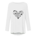 thumbnail image 4 of Aqestyerly Chandail Décontracté pour Femmes Imprimé Saint-Valentin Manches Longues Col Rond, 4 of 4