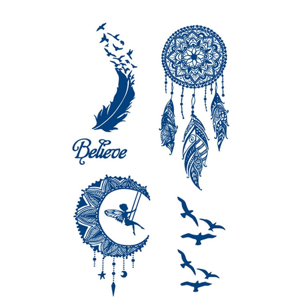 Universal Easy To Use Various Waterproof Herbal Temporary Tattoos Fake