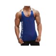 thumbnail image 1 of Men\'s Muscle Gym Athletic Workout Stringer Tank Tops Y-Back Fitness T-Shirts, 1 of 6