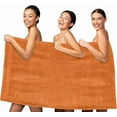thumbnail image 5 of Elegant Comfort Turkish Cotton Jumbo Bath Towel, 1-Piece, 35" x 70", Highly Absorbent - Soft Bathroom Towel, Orange, 5 of 5
