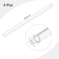 thumbnail image 2 of Uxcell 4mm ID x 8mm OD x 305mm Clear Rigid Acrylic Pipe Round Tube 4 Pack, 2 of 6