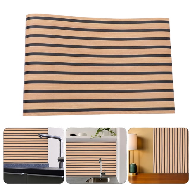 COSMOBETTY Papel Tapiz Autoadhesivo Marrón Claro Para De Pared Con Instalación Sin Herramientas Y Fácil Remoción
