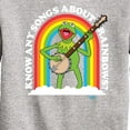 thumbnail image 3 of Muppets - Know Any Songs About Rainbows - Toddler And Youth Crewneck Fleece Sweatshirt, 3 of 5