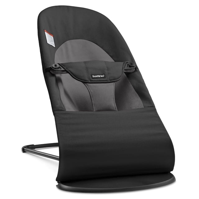 Silla Mecedora BabyBjörn Negro Gris oscuro Tejido para Bebé