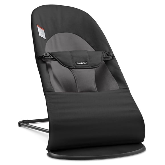 Silla Mecedora BabyBjörn Negro Gris oscuro Tejido para Bebé