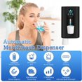 thumbnail image 2 of DISHUECO Automatic Mouthwash Dispenser, 18.26oz Wall Mounted Mouth Wash Dispenser for Bathroom with Magnetic Cups, 3 Dispensing Level, Bathroom Accessories, 2 of 7