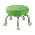thumbnail image 1 of Taburete giratorio perfecl 360 grados pequeño redondo con polea, 1 of 8
