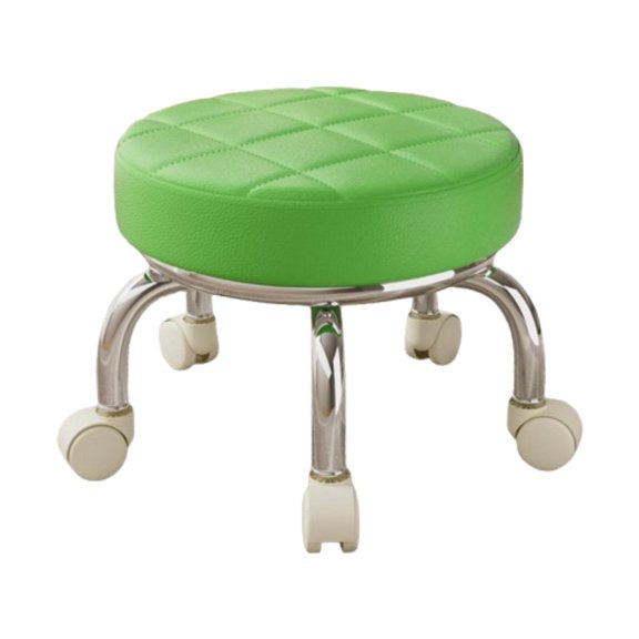 yotijay Low Roller Seat Stool Housework Stool Household Swivel Chair Multiuse Heavy Duty Green