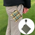 thumbnail image 3 of 2xSoft Limpiador De Toallas De Limpieza De Pelotas De Golf Cuadrado Mantenimiento De Palos De Golf Gimnasio Negro Sunnimix Toallas de golf, 3 of 8