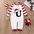 thumbnail image 2 of Gvdentm Pattern A-Z Christmas Pajamas Family Holiday Christma Pjs Set Sleepwear Xmas Jammies Matching Family Christmas Pajamas for Baby Girls Boys Adults, 2 of 4