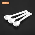 thumbnail image 3 of shiyou-30Pcs Plastic Measuring Spoons Reusable Powder Scoops Spoon Long Handle Kitchen Spoons Coffee Teaspoon for Kitchen, 1g White, 3 of 4