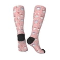 thumbnail image 4 of Haiem Girl Rabbit Socks, Funny Novelty Crazy Design Cotton Socks Sports Socks Knee High Socks For Men, Women,1Pairs - Gift For Working Friends, 4 of 9