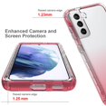 thumbnail image 3 of Dteck Case For Samsung Galaxy S22,Shocklproof Rubber Hybrid PC Back Lightweight Back Case Cover for Galaxy S22 5G,Red, 3 of 7