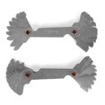 thumbnail image 1 of 2Pcs Thread Gauge Metric 60 Imperial 55 Stainless Steel 20 Blades Screw Pitch Measuring Tool, 1 of 5