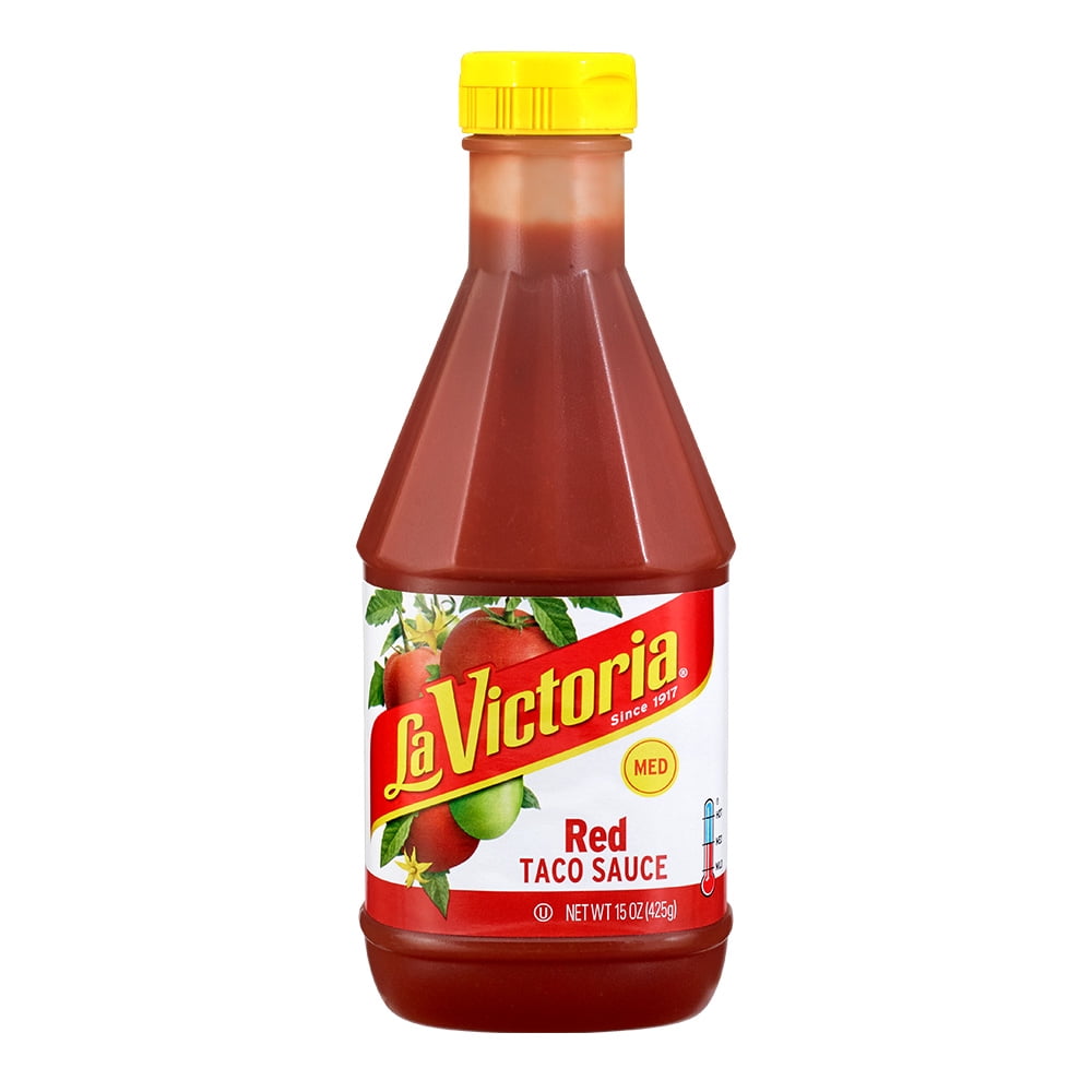 LA VICTORIA Red Taco Sauce, Medium, 15 oz