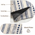 thumbnail image 6 of 4'x6' Area Rugs, Navy Blue Indoor Outdoor Area Rug for Living Room Bedroom, Modern Geometric Abstract Art Striped Washable Bathroom Rugs Kitchen Floor Carpet Mats Home Decor Aesthetic, 6 of 8
