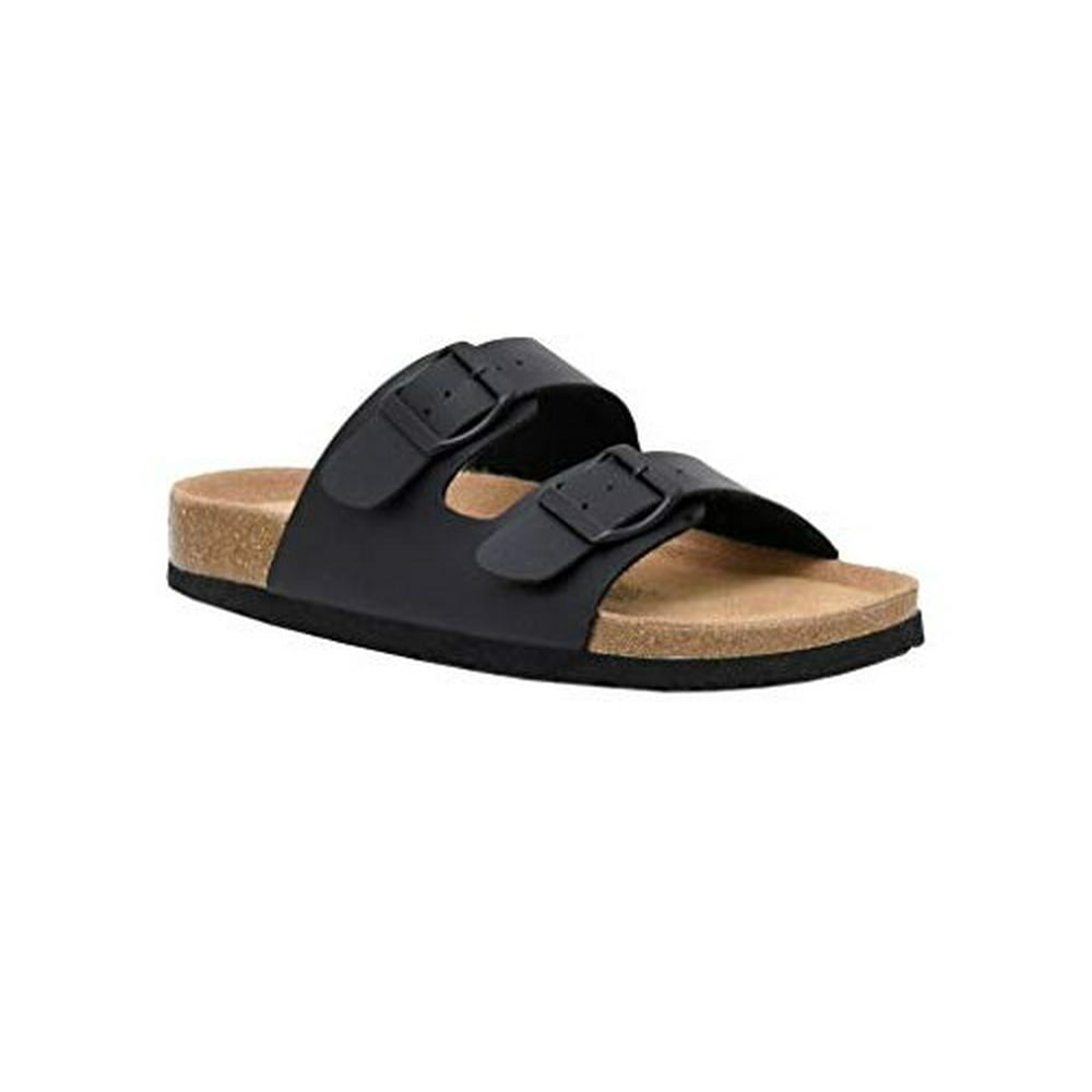 CUSHIONAIRE CUSHIONAIRE Women's Lane Cork Footbed Sandal with