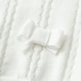 thumbnail image 5 of Baby Girl Sweater Bowknot Knit Cardigans Fall Winter Toddler Girls Long Sleeve Cardigans 1-7 Years, 5 of 9