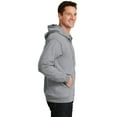 thumbnail image 3 of Port & Company Essential Fleece Full Zip Hooded Sweatshirt-XL (Athletic Heather), 3 of 6