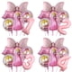 thumbnail image 2 of juego de globos de aluminio de princesa Peach rosa de 32 pulgadas con temática de princesa de dibujos animados para decoraciones de fiesta de cumpleaños de niña, 2 of 5