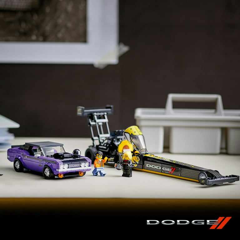 T/A Fuel Mopar Challenger Building 76904 Dodge Toy LEGO and Dragster (627 Top Champions Dodge//SRT 1970 Pieces) Speed
