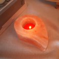 thumbnail image 3 of CNKOO Candle Burner Holder Decorative Creative Shape Durable Natural Rock Salt Tea Light Holder Candlestick, 3 of 5