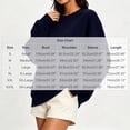 thumbnail image 6 of DISKEBUISS Women's Crew Neck Sweatshirt Long Sleeve Oversized Pullover Top for Fall Winter Casual Solid Shirt, 6 of 6