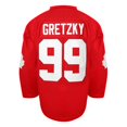 thumbnail image 3 of Gretzky Chandail de Hockey No 99 Rouge Feuilles d'Érable Vêtements de Hockey Grande Taille Vêtements de Performance Extérieure Vêtements Rétro de Balle, 3 of 5