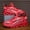 Red, variant on Men's Breathable Woven Middle Top Blade Type Shoes - Trendy Iridescent Graffiti Style - For Outdoor Workout, Traveling - Suitable for Men - Lightweight & Comfortable