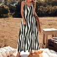 thumbnail image 2 of Look Like A Zebra Sleeveless Dress African Dresses For Woman Long Veiled Dresses Summer Dresses For Women 2024, 2 of 6