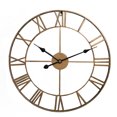 thumbnail image 1 of Reloj de pared, reloj numérico retro de metal, relojes de pared redondos modernos de 40 cm, casi silenciosos, fáciles de leer para sala de estar/hogar/cocina/dormitorio/oficina/decoración escolar, 1 of 5