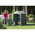 thumbnail image 2 of Scotts 4 x 4 x 6 ft Green Garden Shed Peak, 2 of 8