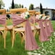 thumbnail image 3 of Tela para drapear con forma de arco de boda VACVELT, gasa rosa polvorienta, 2 unidades, 3 of 7