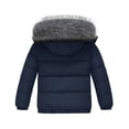 thumbnail image 2 of Wantdo Kid's Puffer Coat Windproof Winter Coat Waterproof Outerwear Parka Jacket Navy 6/7, 2 of 6
