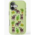 Okapi and Potted Plant Light Green Tough Case for Apple iPhone ...