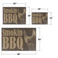 thumbnail image 3 of Smokin BBQ Vinyl Decal 5 Pack of 12 Inch x 16 Inch Weatherproof Heavy-Duty Adhesive Backing | Freshly Grilled, Restaurant Promotions, Local Events | Made in USA, 3 of 6